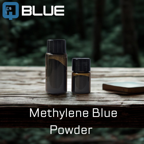 Q Blue Methylene Blue Powder Jars